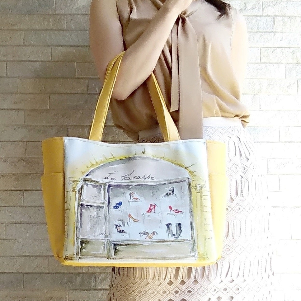 脇ポケット付きトート / ファッション | TRYST -ONLINE SHOP -
